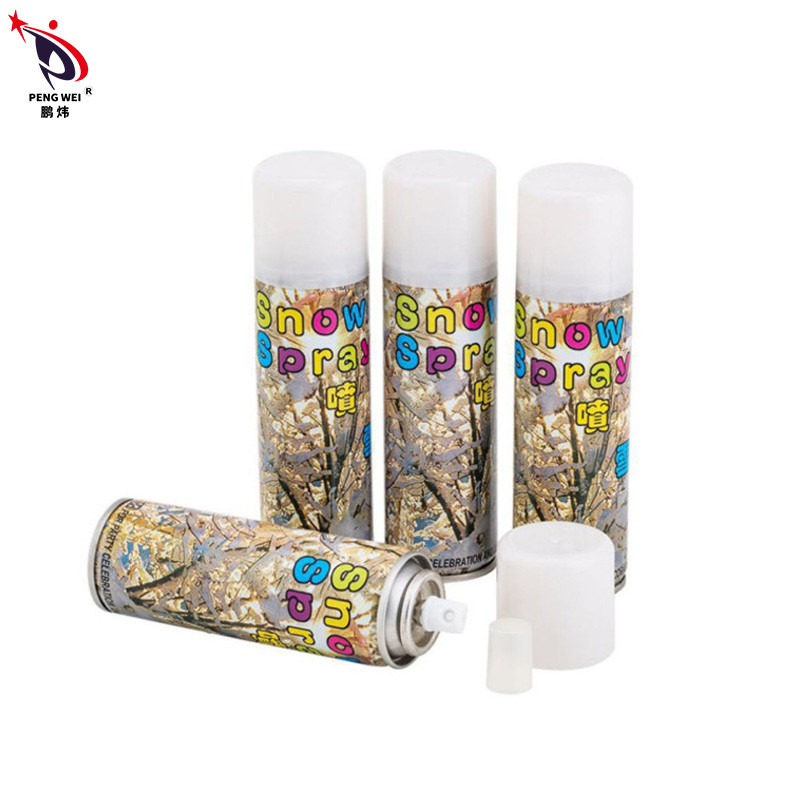CER Mehrfarbenfälschungs-Taiwan-Schnee-Spray, harmloser Schnee-Spray für Hochzeit