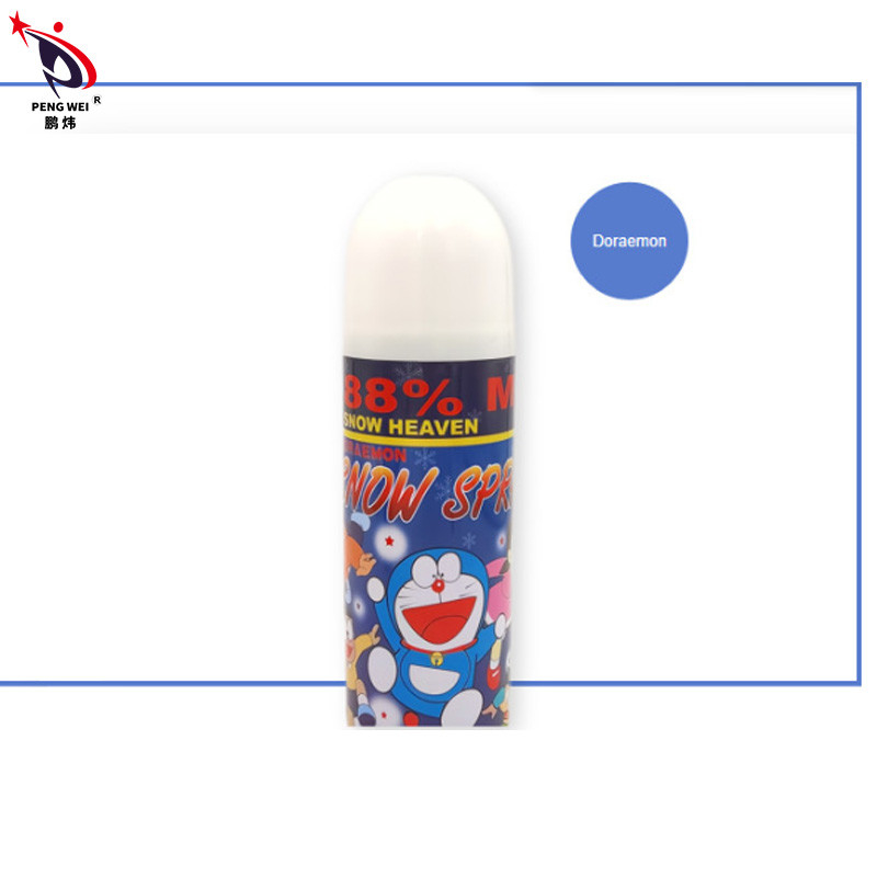 Vorübergehender gefälschter künstlicher Doraemon-Schnee-Spray-Mehrfarbenlanglebiges gut für Baum