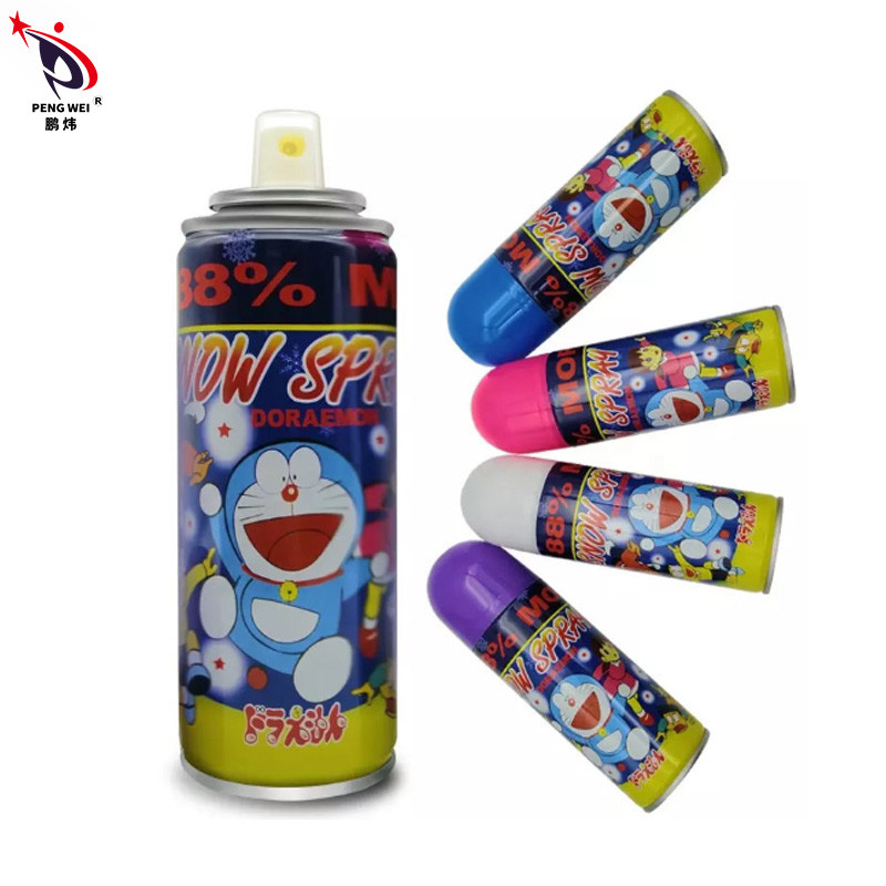 Vorübergehender gefälschter künstlicher Doraemon-Schnee-Spray-Mehrfarbenlanglebiges gut für Baum