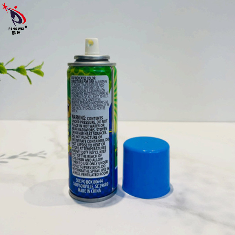 Harmlose Partei-Ausläufer-Spray-Schnur-Mehrfarbennettogewicht 85g
