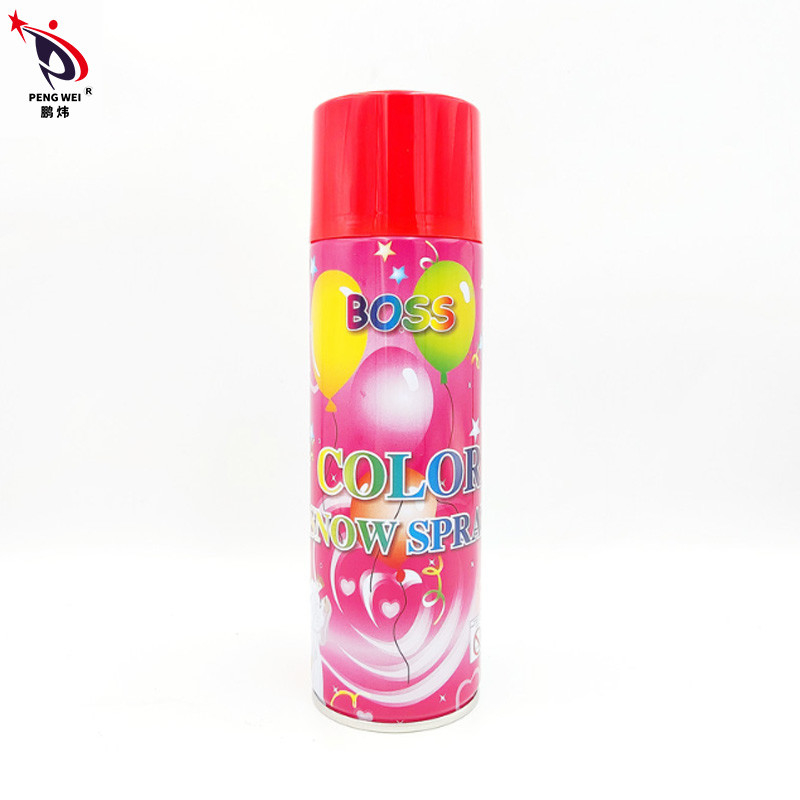 Zinnblech-gefälschte Schnee-Aerosol-Mehrfarbendose, Schnee-Spray für Weihnachtschef Snow Spray
