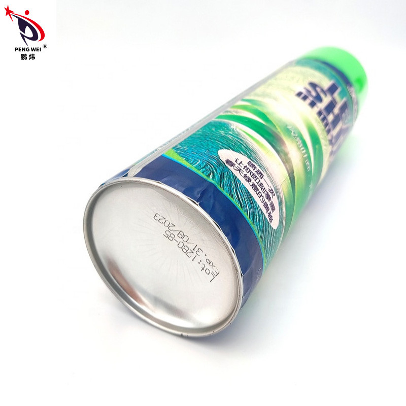 wasserbasiertes Blatt 600ml glänzen, ungiftiges Metallmaterial-reine Farbe zu sprühen