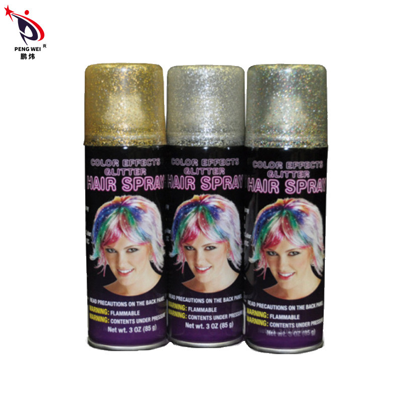 Wegwerf-multi Farbe Eco Tin Hair Glitter Spray Odorlesss freundlich