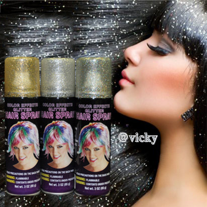 Wegwerf-multi Farbe Eco Tin Hair Glitter Spray Odorlesss freundlich