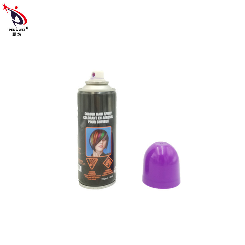 Ungiftiges Tin Temporary Hair Dye Spray, Haar-Farbspray Smudgeproof purpurroter