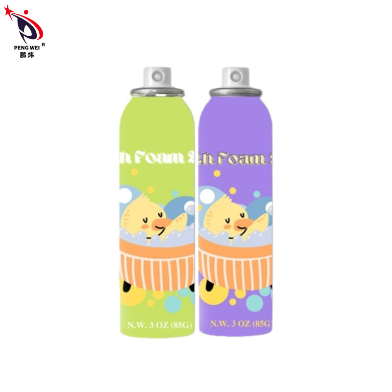 Ungiftiger Zinnblech-Bad-Schaum-Spray-buntes Multifunktions für Kinder