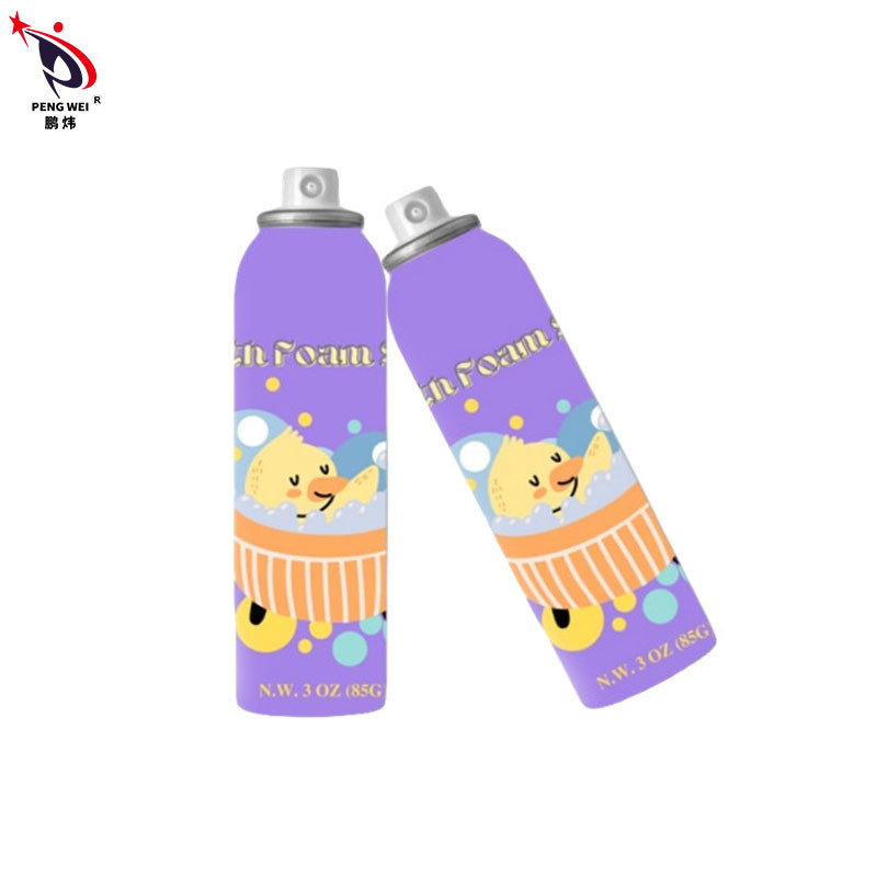Aluminiumschaum-Spray-Reiniger-purpurrote Farbe des bad-150ml für Kinder