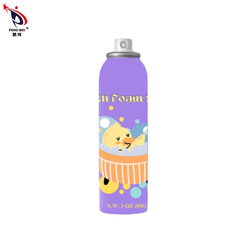 Aluminiumschaum-Spray-Reiniger-purpurrote Farbe des bad-150ml für Kinder