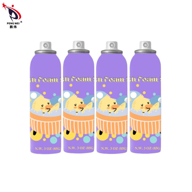 Aluminiumschaum-Spray-Reiniger-purpurrote Farbe des bad-150ml für Kinder