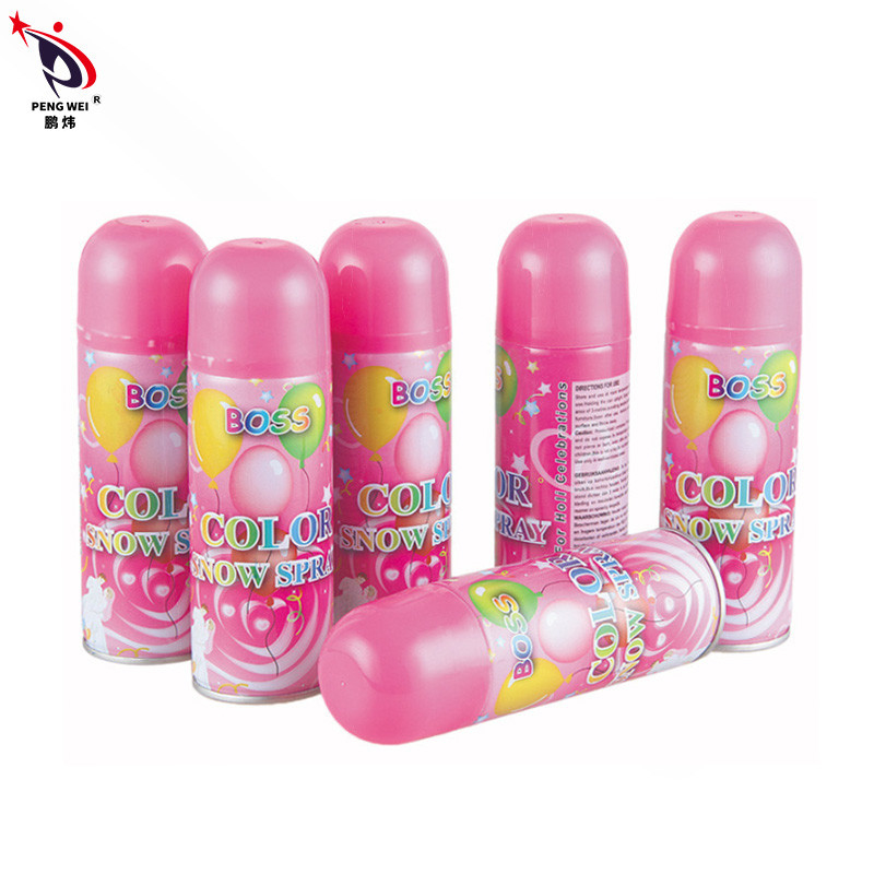 Bevorzugungs-künstlicher Chef Colored Snow Spray SEDEX der Partei-250ml für Festival-Feier