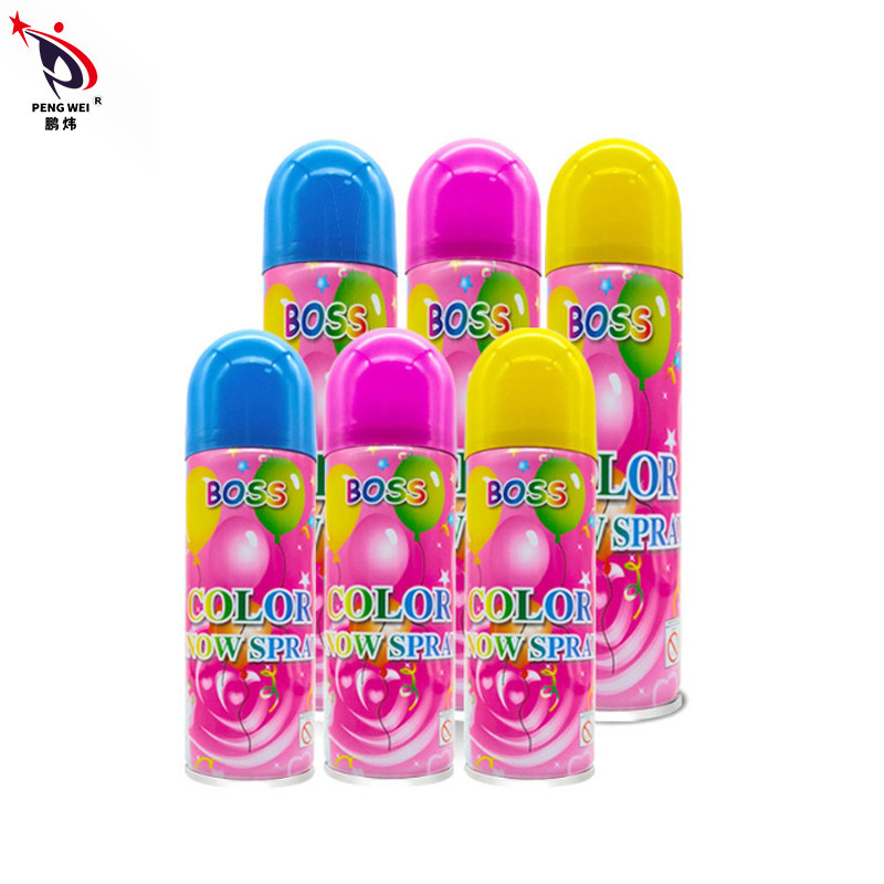 Bevorzugungs-künstlicher Chef Colored Snow Spray SEDEX der Partei-250ml für Festival-Feier