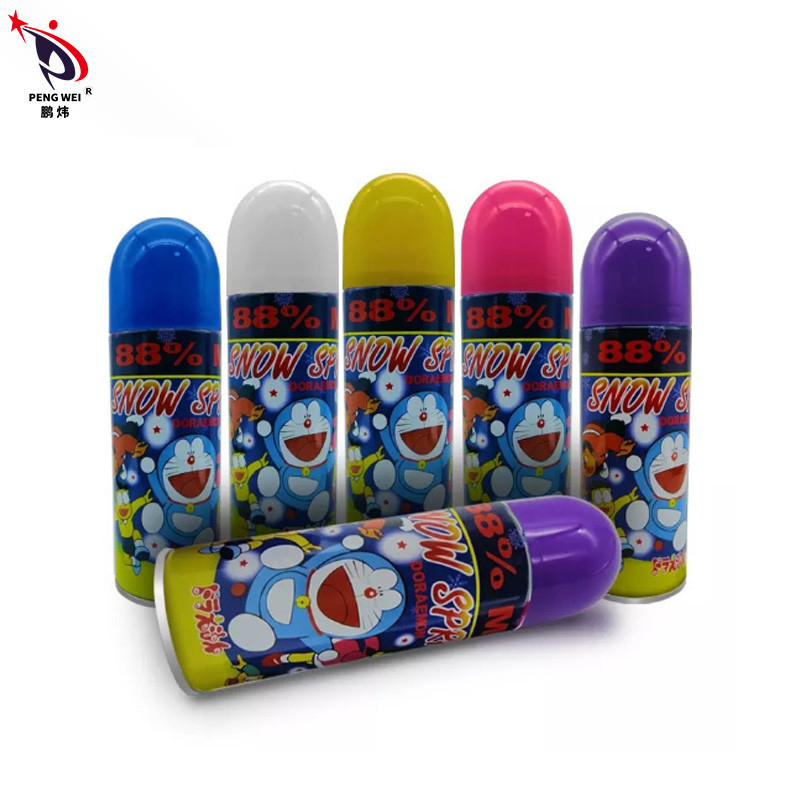 Heiratsgeburtstags-Weihnachtsbaum-Schnee-Flocken-Spray-Dekoration künstliches Doraemon 250ml