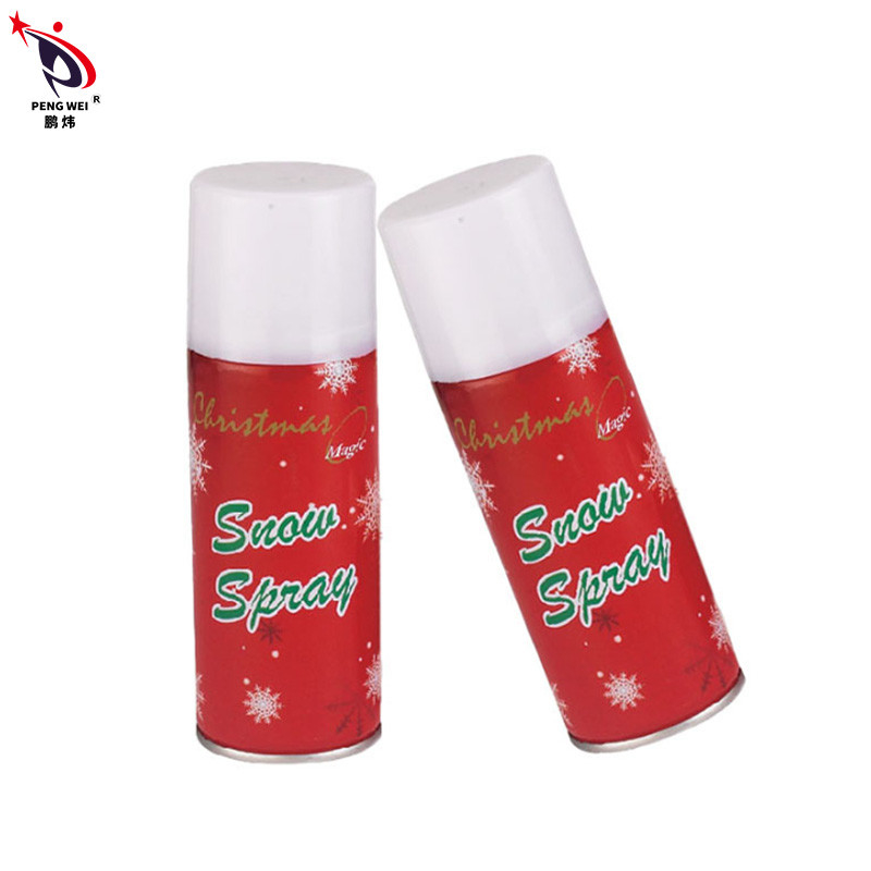 Zinnblech-künstliche Spray-Schnee-Dekoration des Weihnachtsfest-80g für Windows-Glas