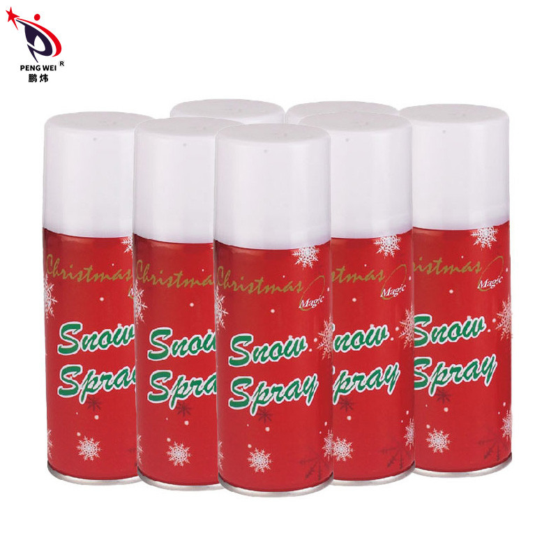 Zinnblech-künstliche Spray-Schnee-Dekoration des Weihnachtsfest-80g für Windows-Glas
