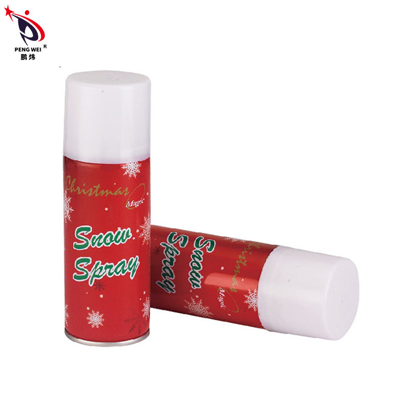 Zinnblech-künstliche Spray-Schnee-Dekoration des Weihnachtsfest-80g für Windows-Glas