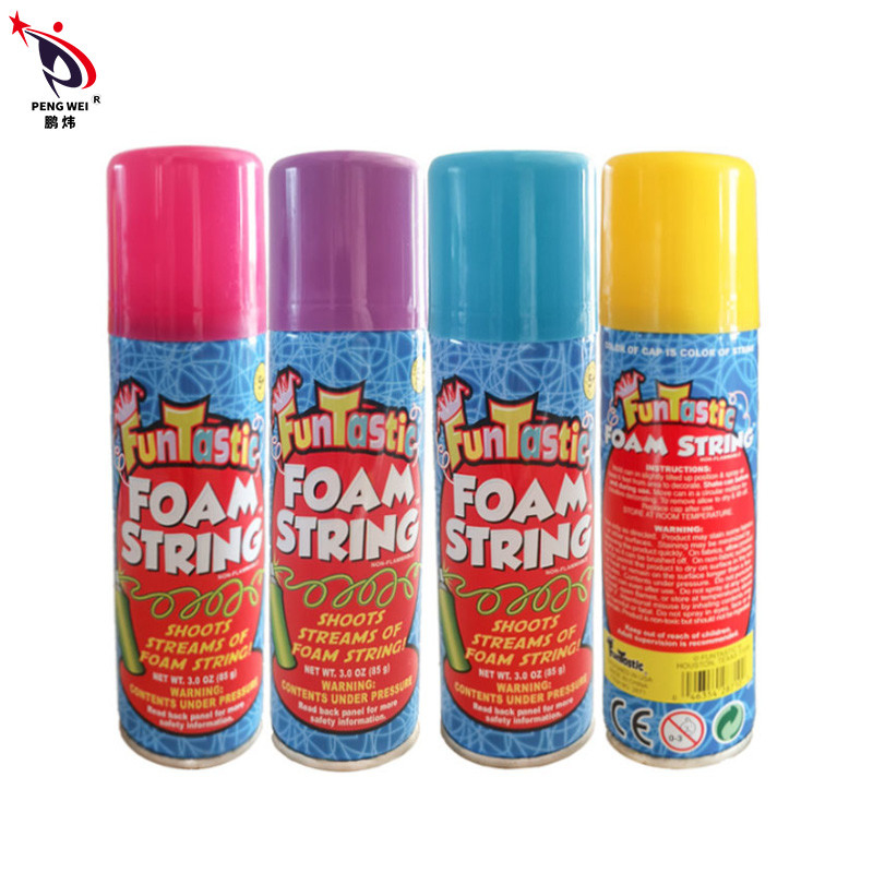 Nicht brennbare Schnur-Spray-Partei-verrückte Schnur ISO9001 der Farbe3oz dumme