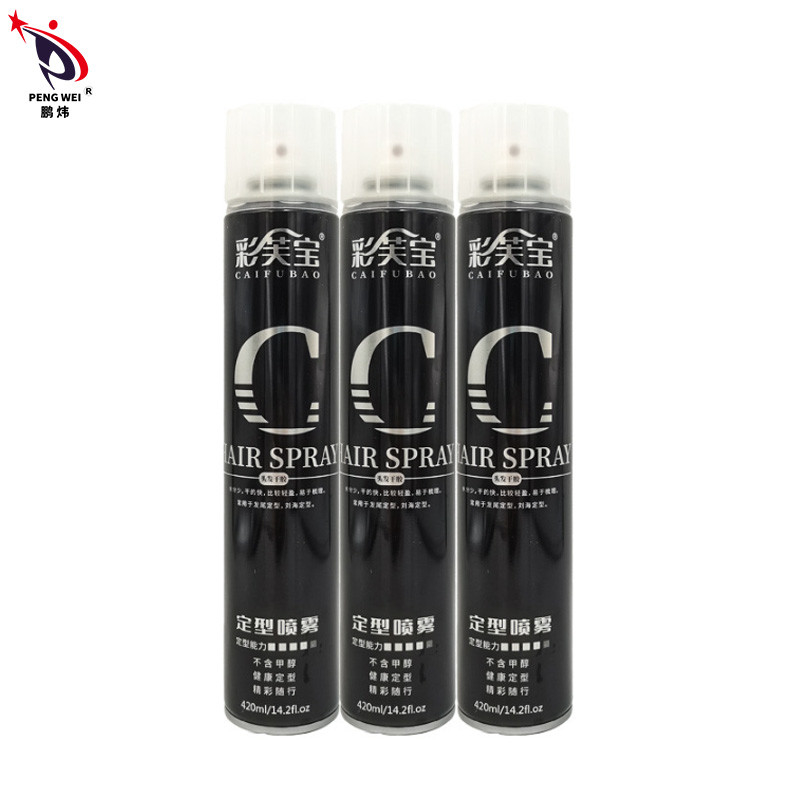 ISO9001 EN71 24 Stunden starke Griff-Haarspray glänzen das Haar, das Spray 65*240 halten anredet