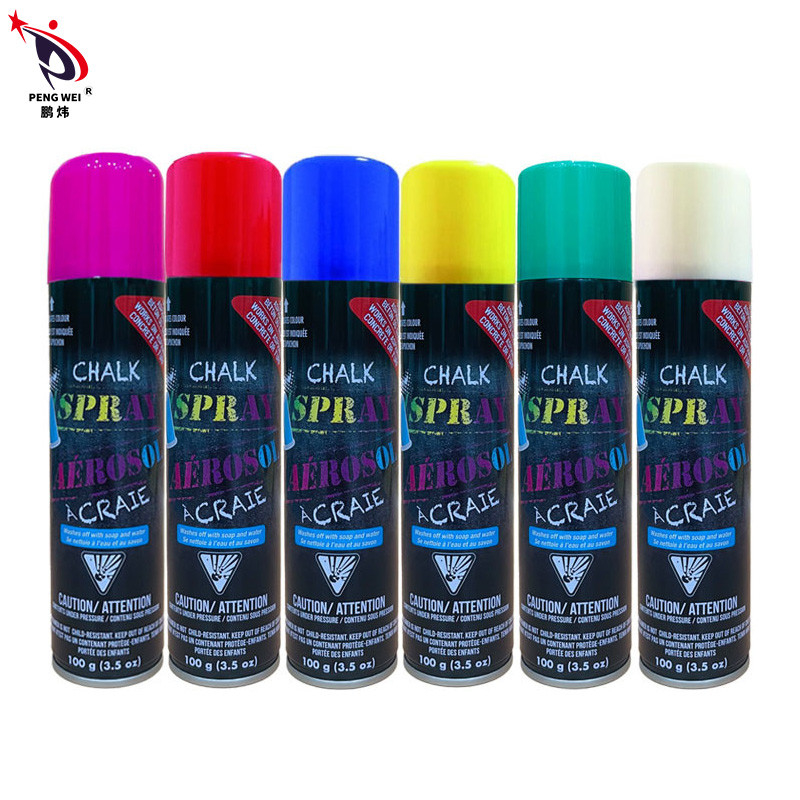 Bunte Oberflächenaerosol-Kreide-Sprühfarbe-Markierungs-Zeichnungs-Dekoration
