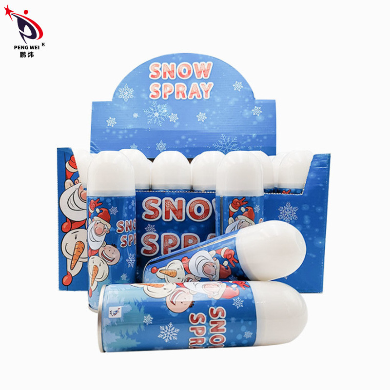 Baumaste ODM Santa Snow Spray Christmas Party winden Glasfenster-Spiegel-Dekoration