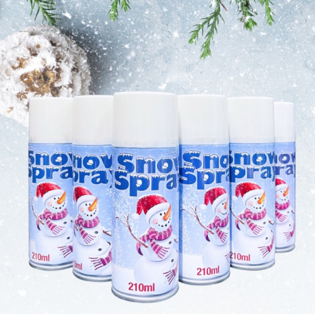 Baumaste ODM Santa Snow Spray Christmas Party winden Glasfenster-Spiegel-Dekoration