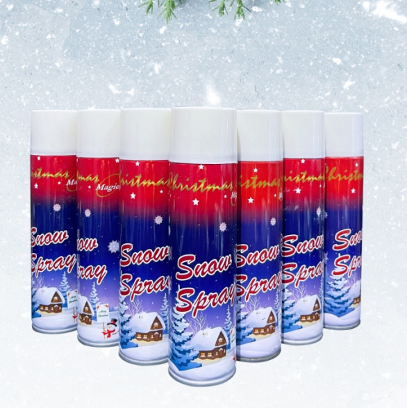 Baumaste ODM Santa Snow Spray Christmas Party winden Glasfenster-Spiegel-Dekoration