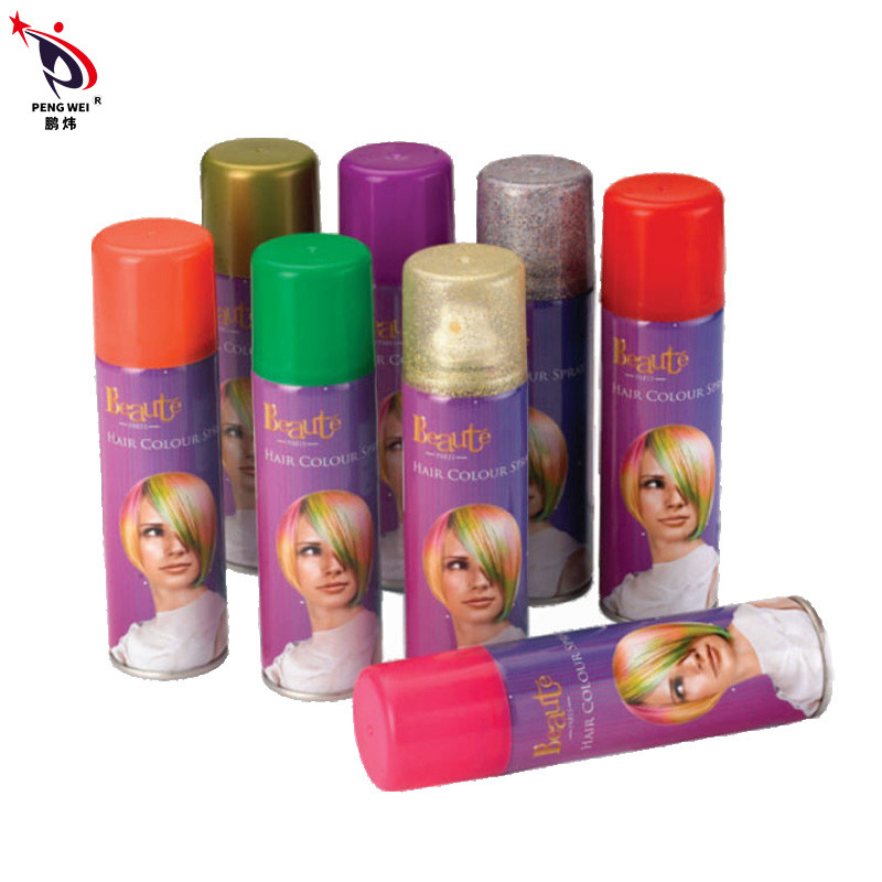 Gutes Duft-Halloween-Funkeln-Haar sprühen Färbung 150ml glänzen Haar-Farbspray