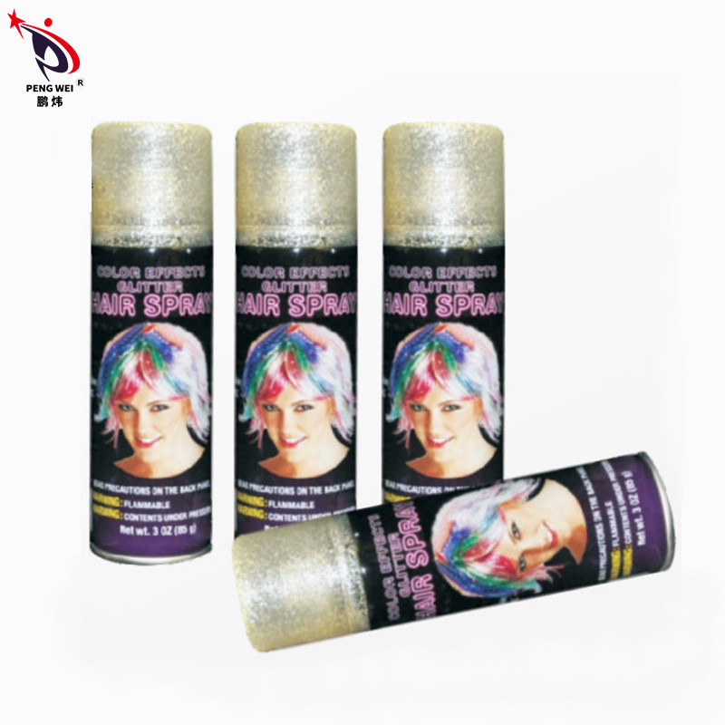 Gutes Duft-Halloween-Funkeln-Haar sprühen Färbung 150ml glänzen Haar-Farbspray