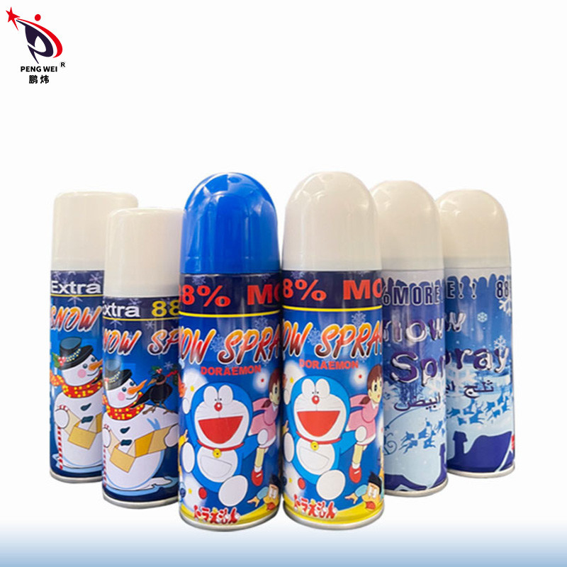 Schnee-Spray-Weihnachtshochzeitsfest-Erholung multi Farbe-250ml Doraemon künstliche