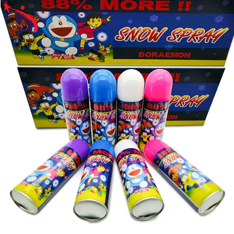 Schnee-Spray-Weihnachtshochzeitsfest-Erholung multi Farbe-250ml Doraemon künstliche