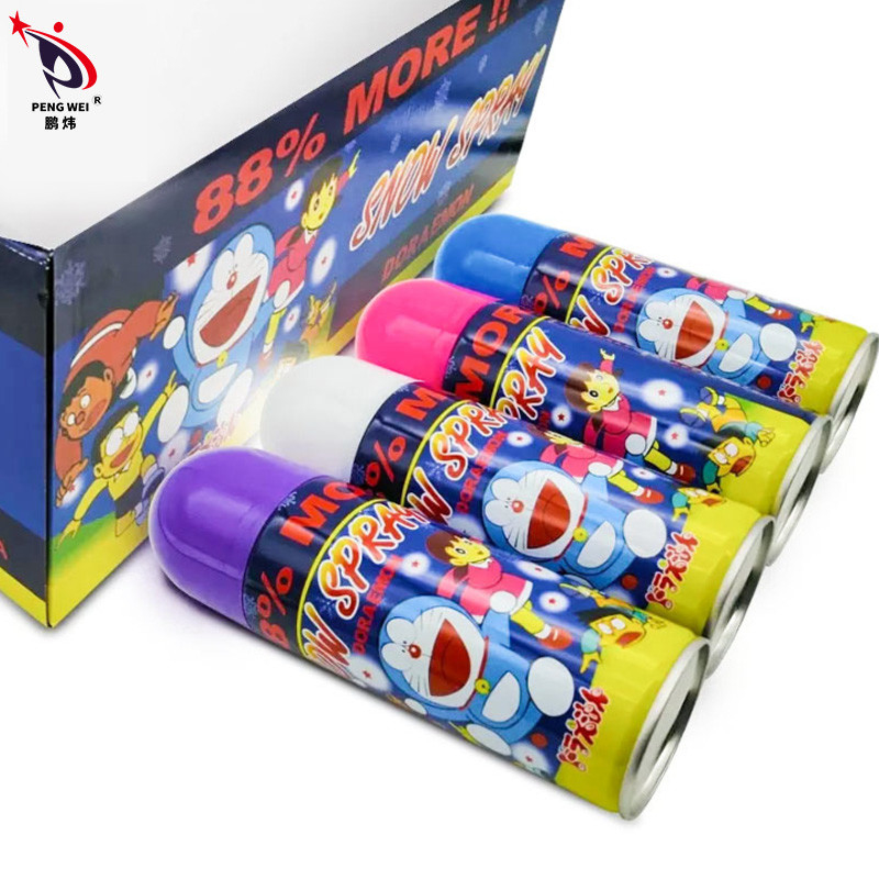 Schnee-Spray-Weihnachtshochzeitsfest-Erholung multi Farbe-250ml Doraemon künstliche