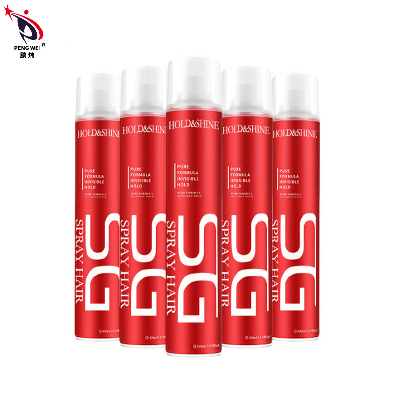 Salon-schneller trockenes Haar-Spray-Duft-hartes Haar, das starken Griff-Haar-Spray 420ml anredet