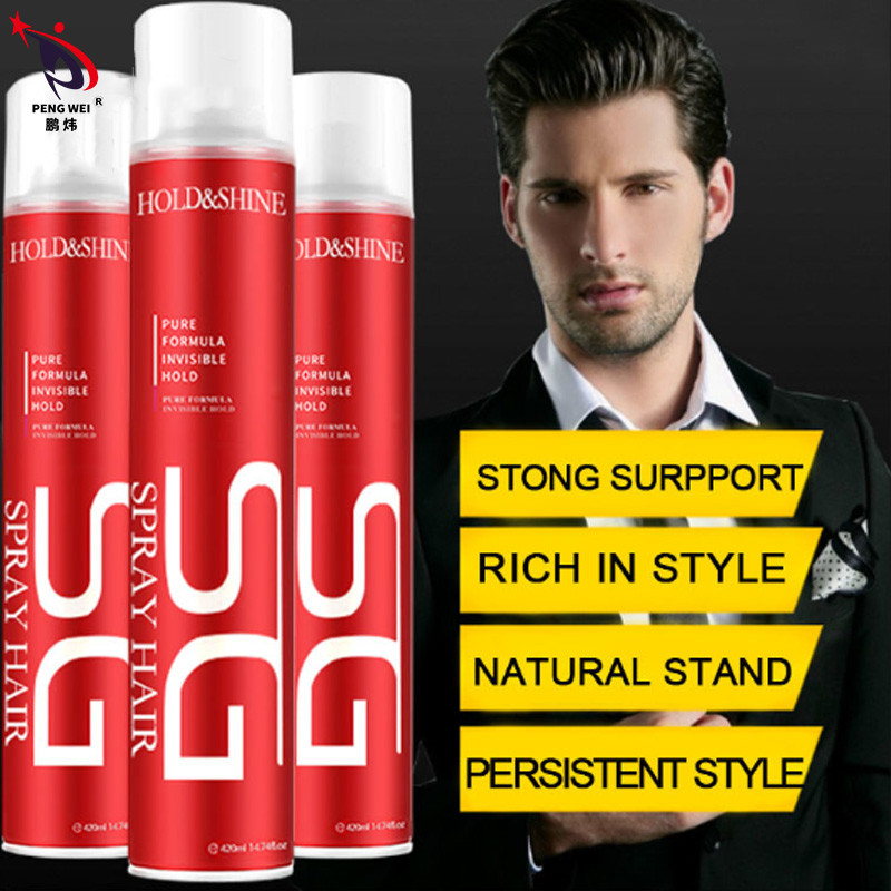 Salon-schneller trockenes Haar-Spray-Duft-hartes Haar, das starken Griff-Haar-Spray 420ml anredet