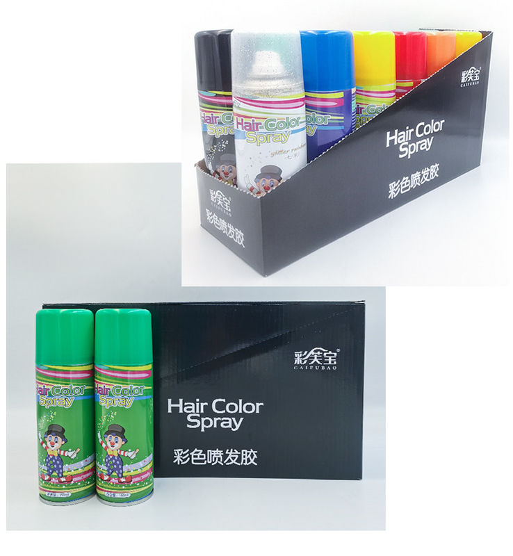 250ml fertigte wahsable ungiftige Haar-Farbsprays für Salon-Schönheit besonders an