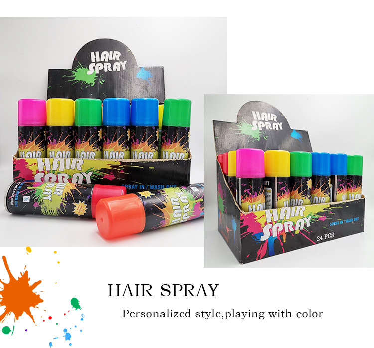 Partei-Haar-Farbspray 150ml Multiscene, harmloser vorübergehender Haarfärbemittel-Farbspray