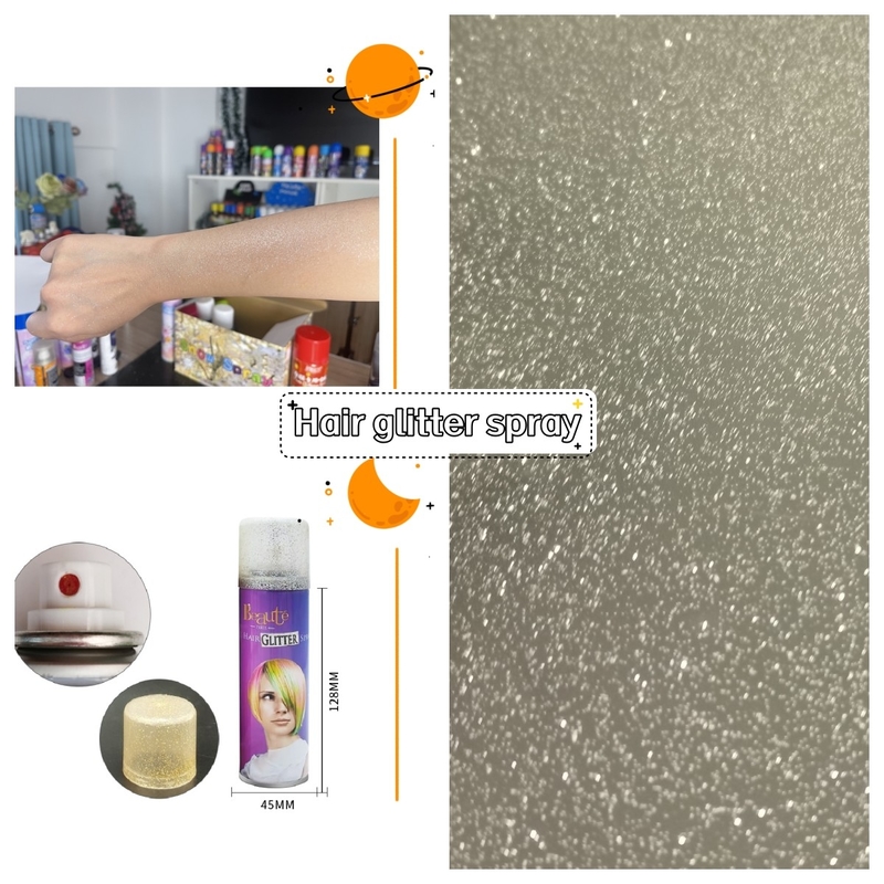 harmlose Funkeln-Spray-Goldfarbungiftiges langlebiges Gut des Haar-200ml