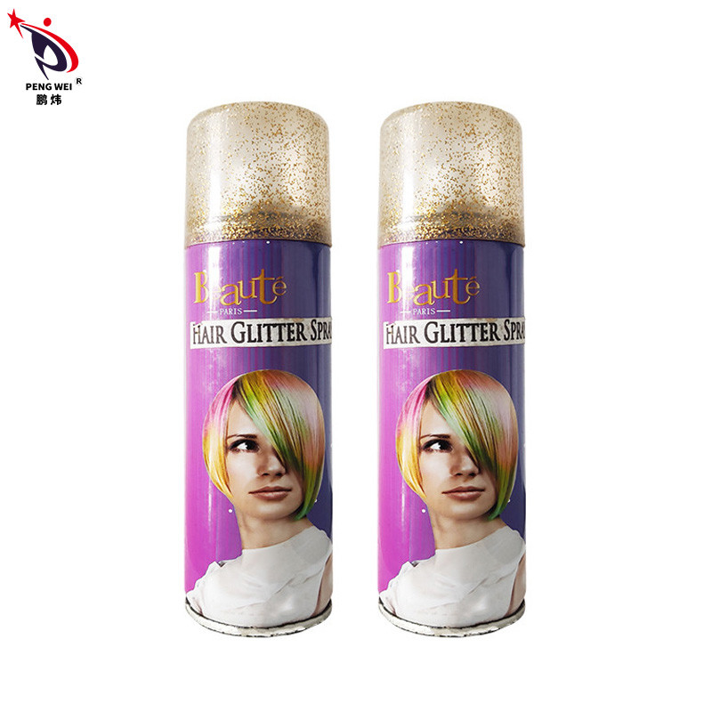 harmlose Funkeln-Spray-Goldfarbungiftiges langlebiges Gut des Haar-200ml