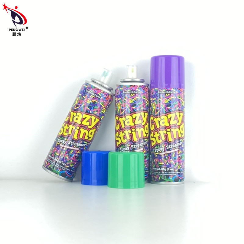 OEM 8+ Altersgruppe Schwachkopf-Streichspray Komisch Farbenfroher Dummer String Spray