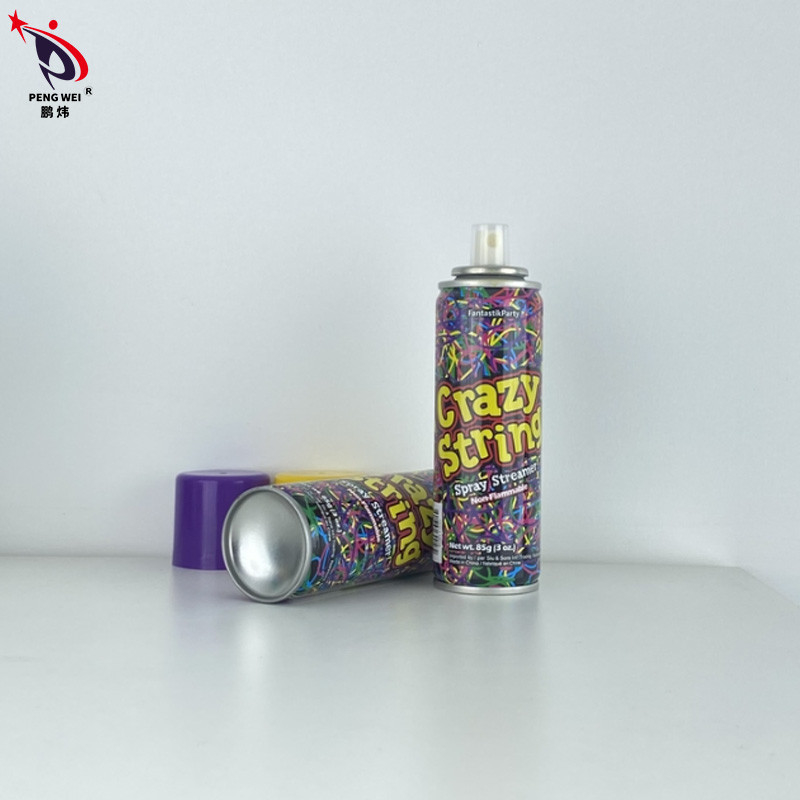 OEM 8+ Altersgruppe Schwachkopf-Streichspray Komisch Farbenfroher Dummer String Spray