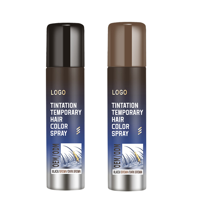 Personalisieren Sie temporäre Wurzel Touch Up Spray mit nicht klebrigen Formeln schnell bedecken Haarwurzel Magic Spray