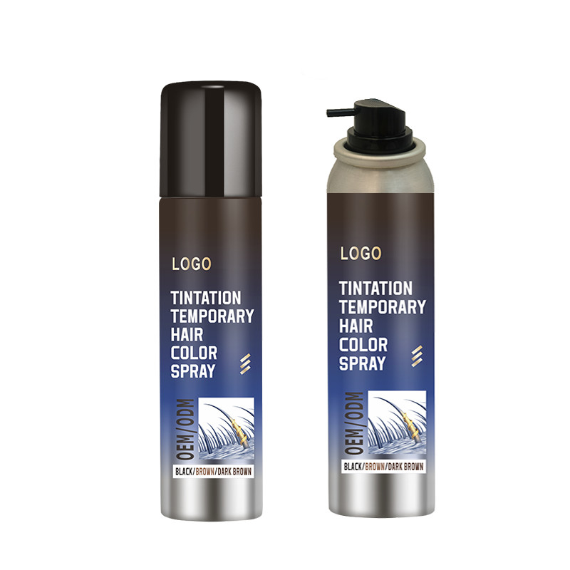 Personalisieren Sie temporäre Wurzel Touch Up Spray mit nicht klebrigen Formeln schnell bedecken Haarwurzel Magic Spray