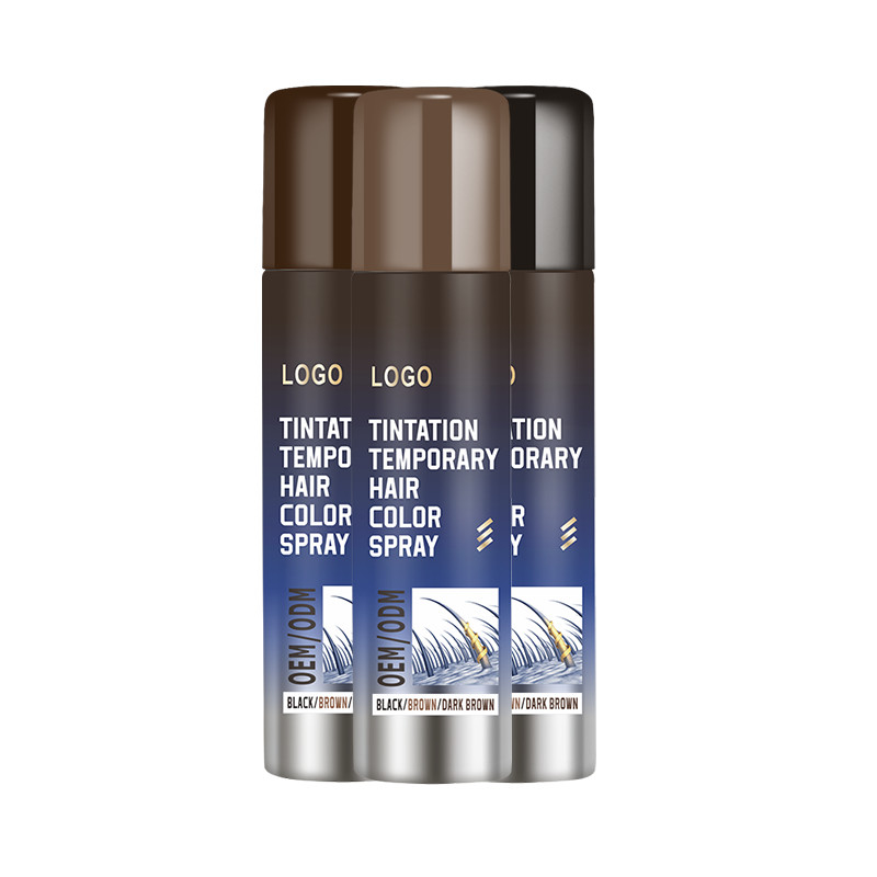 Personalisieren Sie temporäre Wurzel Touch Up Spray mit nicht klebrigen Formeln schnell bedecken Haarwurzel Magic Spray