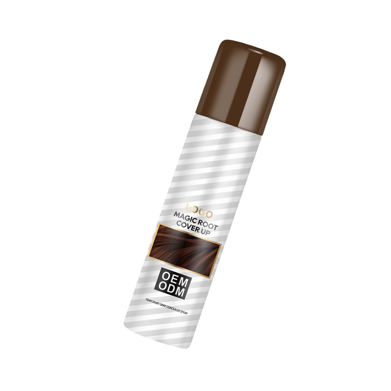 Private Marke Haarfarbsprays Wurzel Touch Up, um graue Wurzeln in der Sekunde zu verbergen