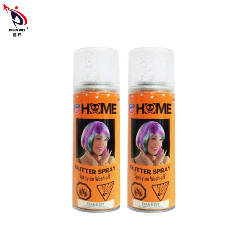 Öko-freundliche Party-Versorgung Glowing Haarspray Instant Farbe Waschbar für stilvolles Aussehen