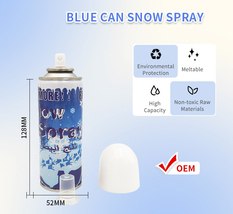 250 ml gute Formel Schaum Schneespray Hochzeitsfeierliche Party Schneespray in Blechdosen
