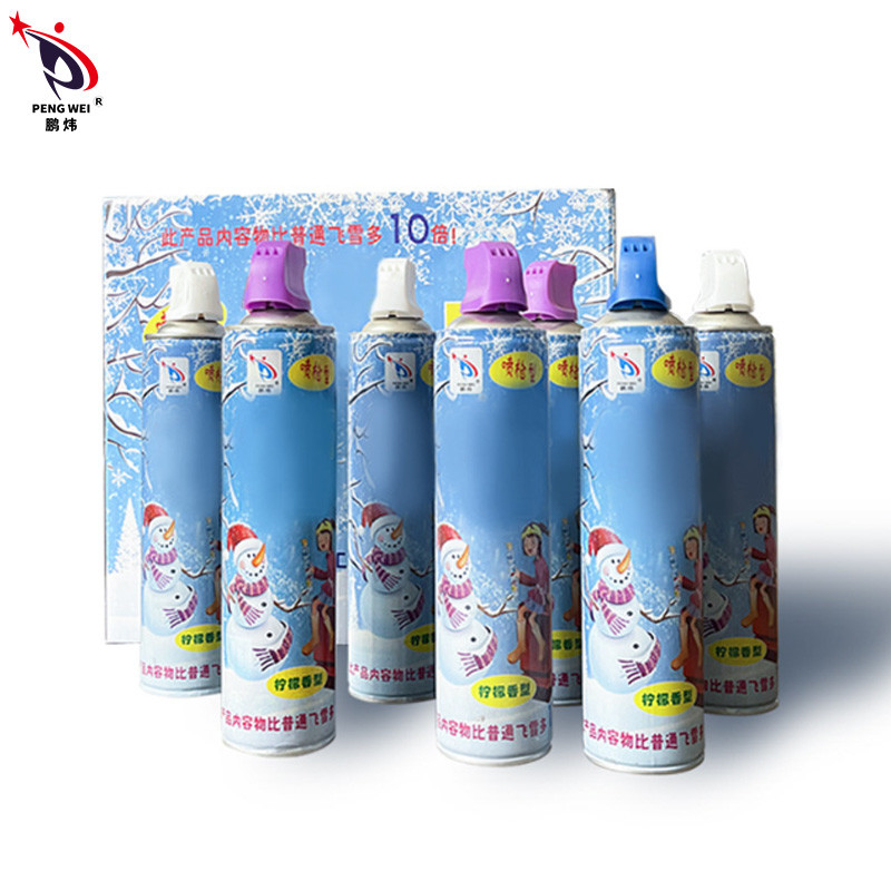 500 ml Großkapazität Trigger Gun Schaum Schneespray Party Weihnachtsschmuck