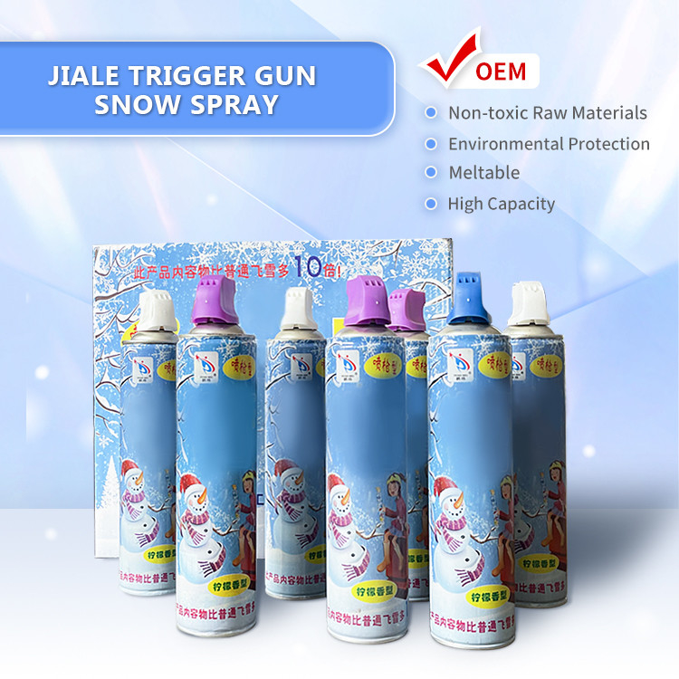 500 ml Großkapazität Trigger Gun Schaum Schneespray Party Weihnachtsschmuck