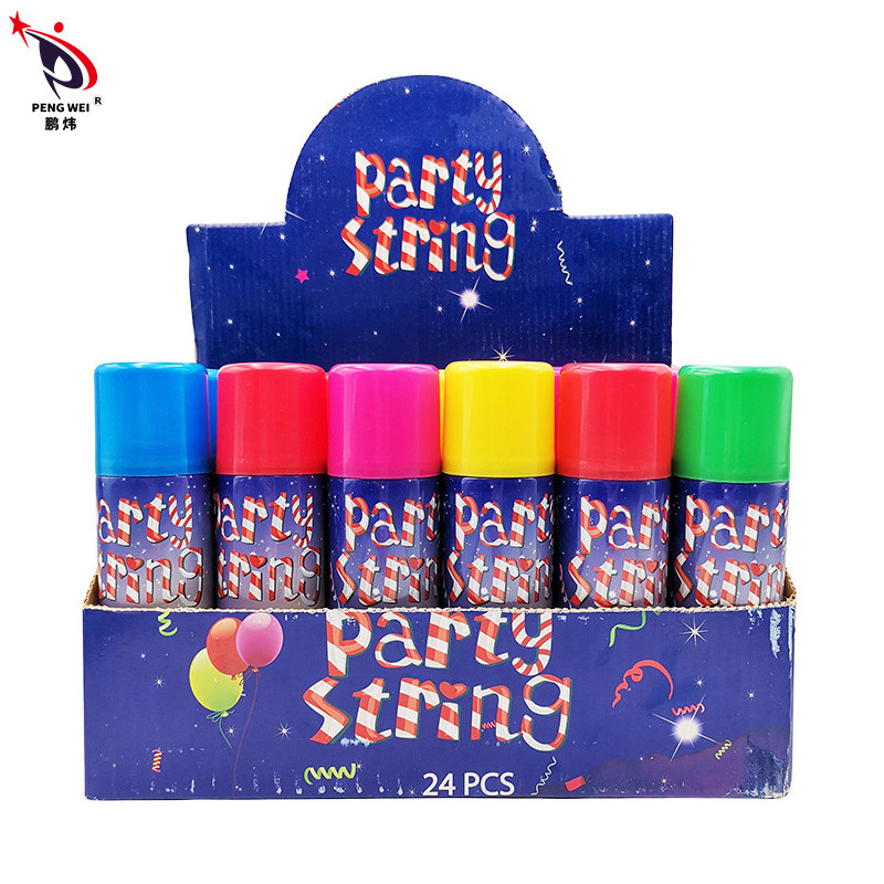 Mahlzeitlich gemacht, lustig, 80g bunter, dummer String Spray Hochzeitsfeier